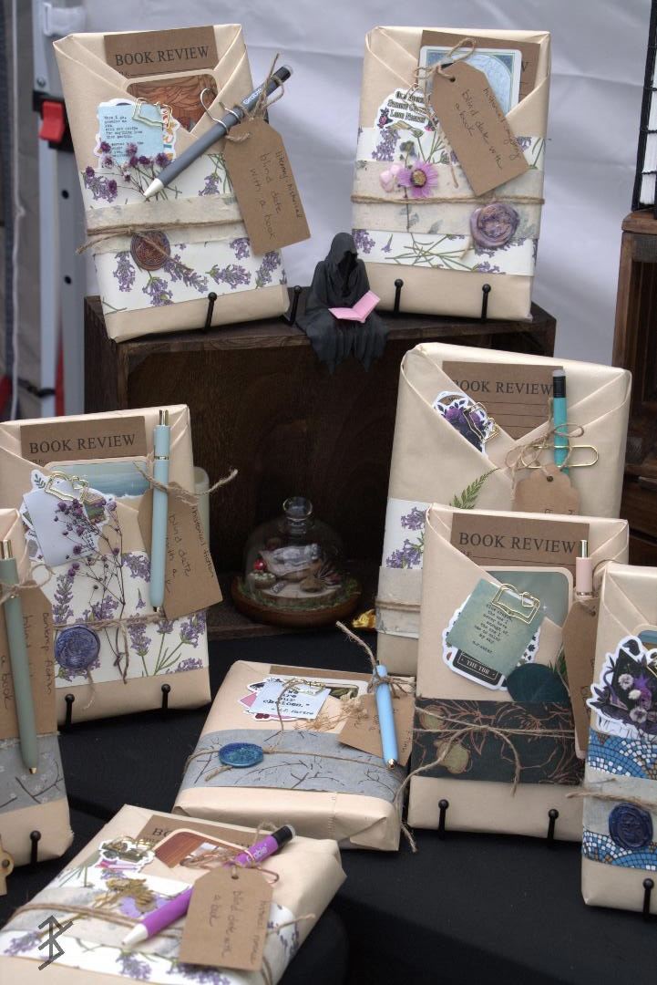 Hand-wrapped Blind Date with a Book packages
